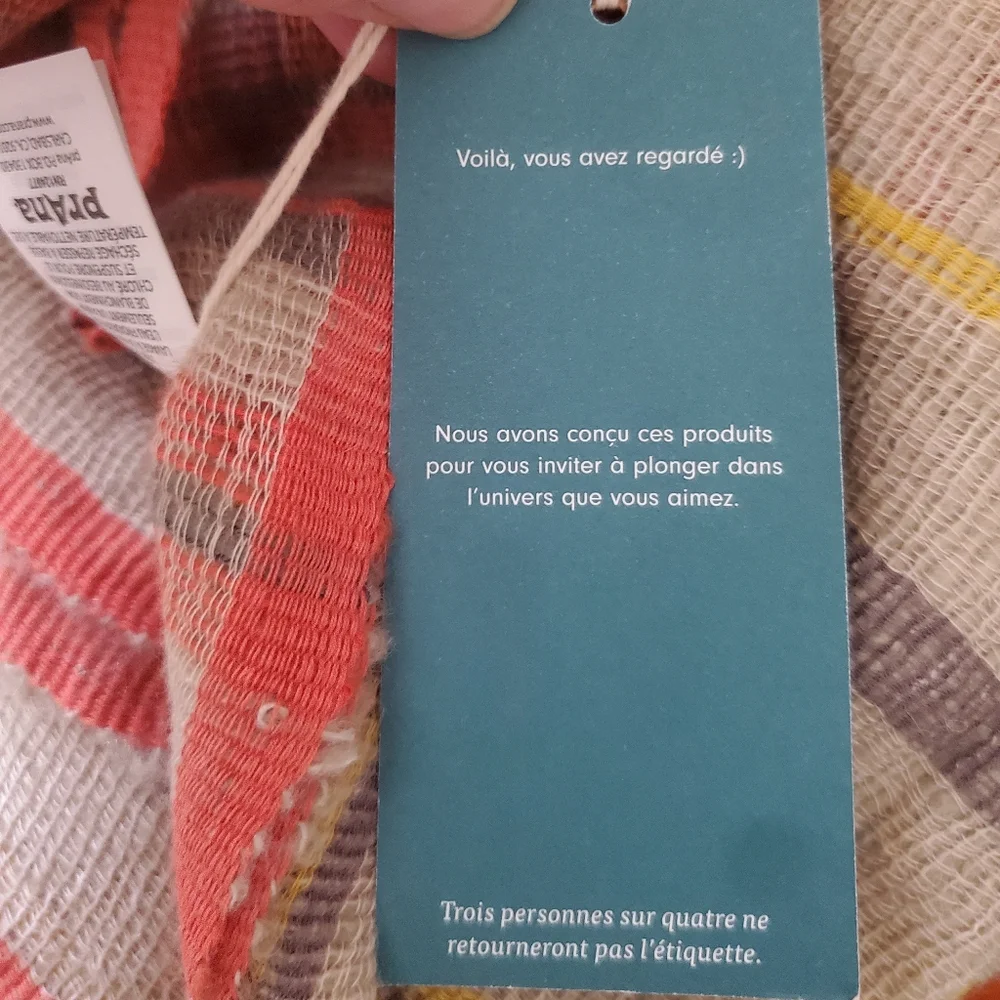 NWT PRANA Unisex Lea Scarf._9
